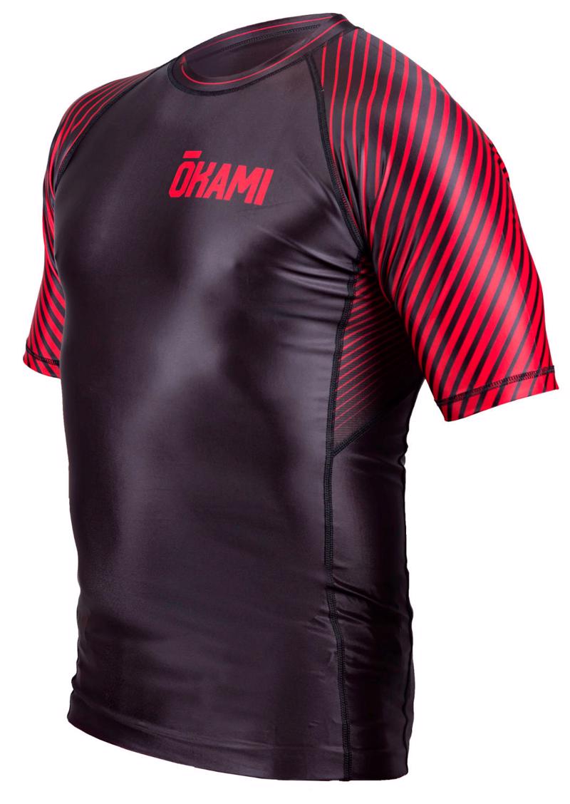 Okami  kanji rashguard - black
